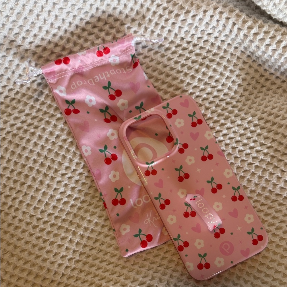 Loopy Case Pink Cherry Phone Case
iPhone 15 pro max